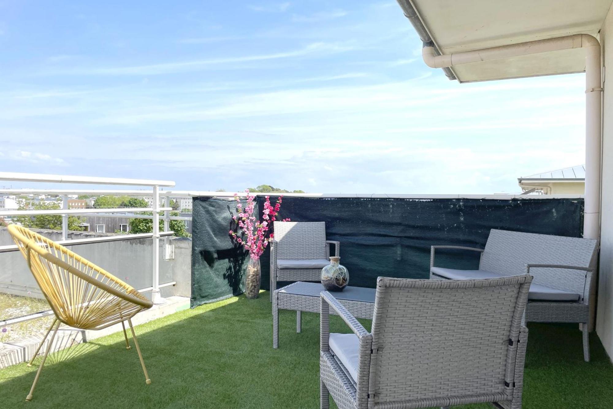 Le Rooftop - Terrasse - Parking - Piscine Caen Exteriér fotografie