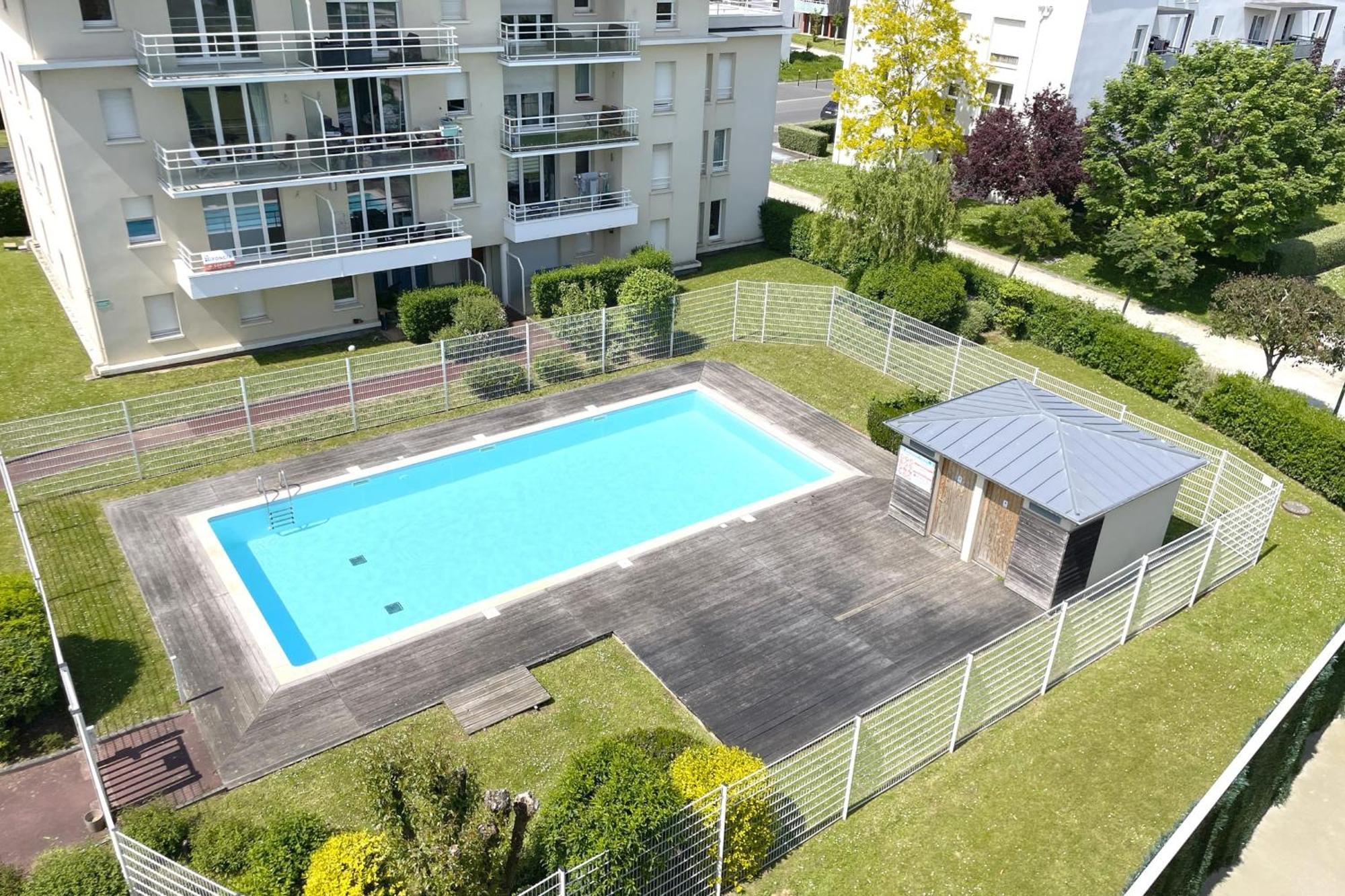 Le Rooftop - Terrasse - Parking - Piscine Caen Exteriér fotografie